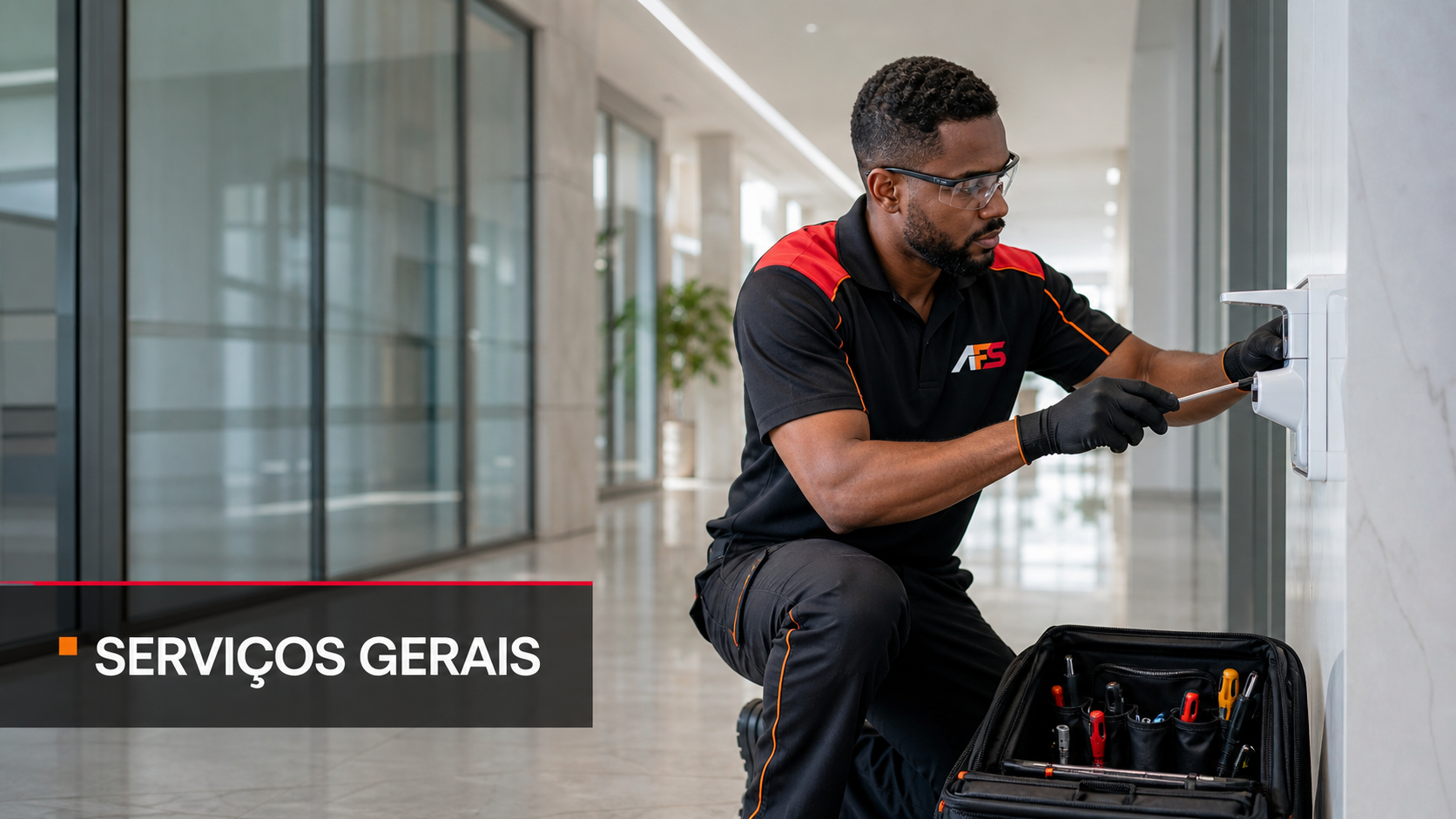 Serviços gerais — profissional AFS em atuação