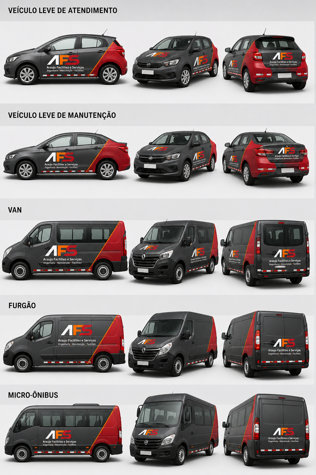 Van, furgão e micro-ônibus AFS